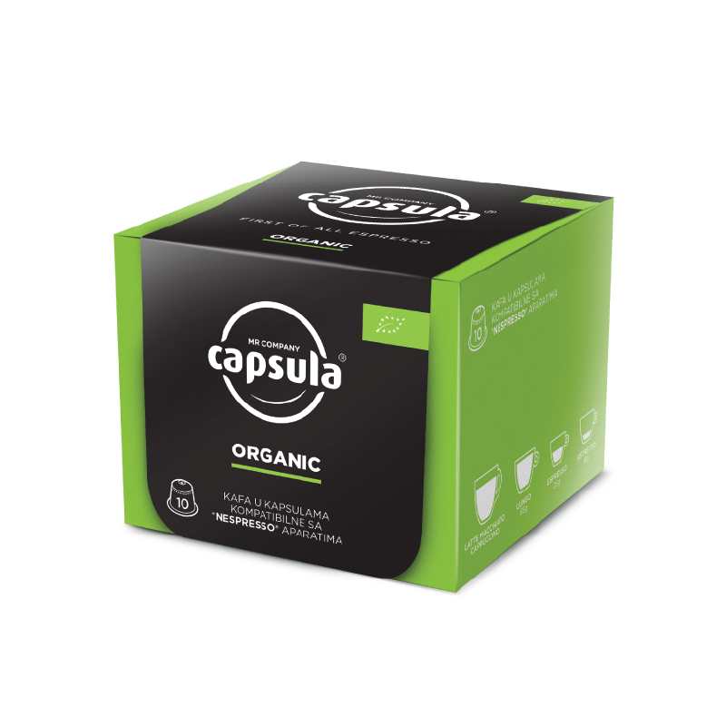 Organic - kapsule za Nespresso* kompatibilne aparate - Koppa coffee - od plantaže do šoljice